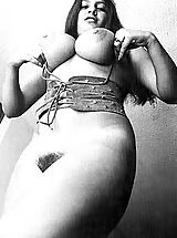 Naked Vintage, Hairy Busty Amateur Features In These Old Vintage Photos On VintageCuties.com