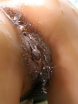 naked babe, wang shui wen 13 oily hairy cunt